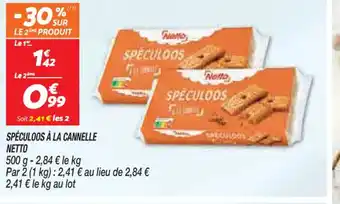 Netto SPÉCULOOS À LA CANNELLE offre