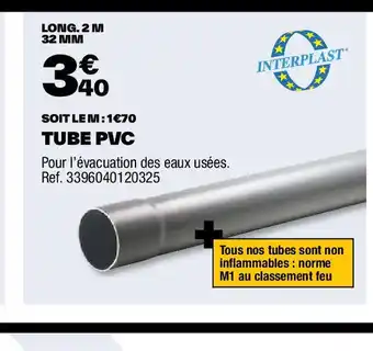 Brico Dépôt TUBE PVC offre