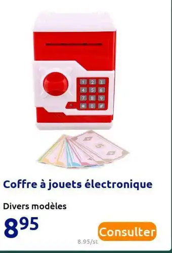 Action Coffre à jouets électronique offre