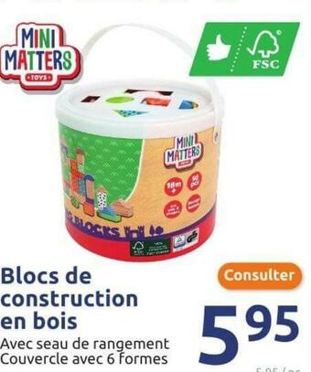 Blocs de construction en bois