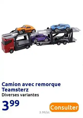 Camion avec remorque teamsterz