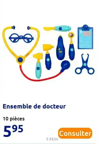 Action Ensemble de docteur offre