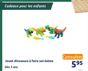 Action Jouet dinosaure à faire soi-même offre