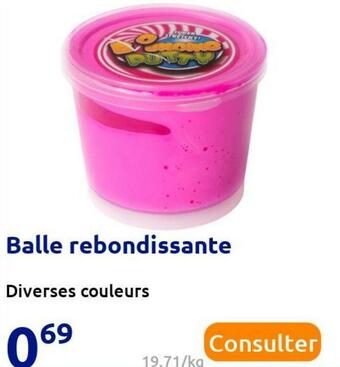 Action Balle rebondissante offre