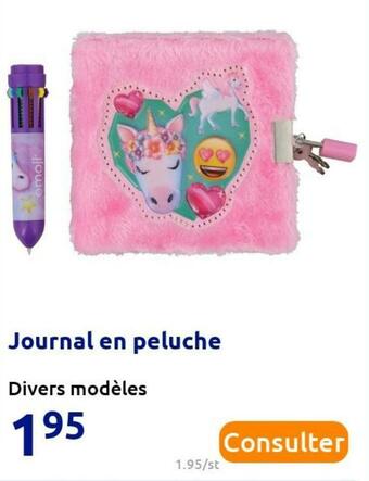 Journal en peluche