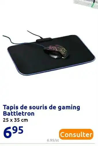 Action Tapis de souris de gaming battletron offre