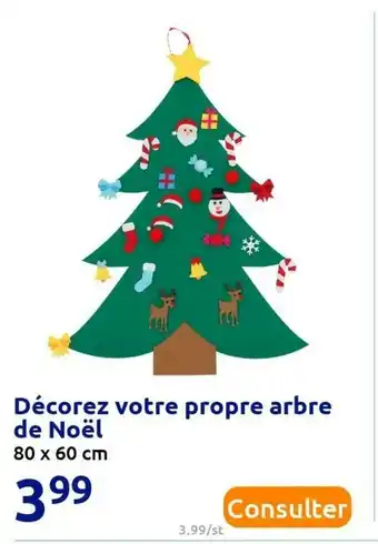 Action Décorez votre propre arbre de noël offre