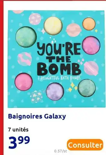 Action Baignoires galaxy offre