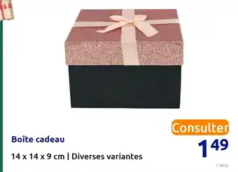 Action Boîte cadeau offre