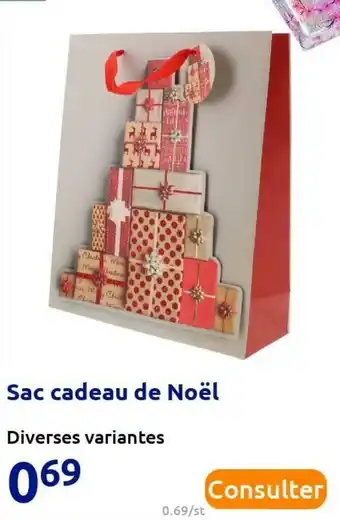 Action Sac cadeau de noël offre