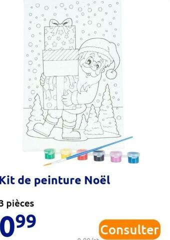 Kit de peinture noël