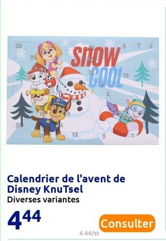 Calendrier de l'avent de disney knutsel