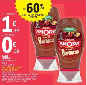 E.Leclerc SAUCE "AMORA" offre