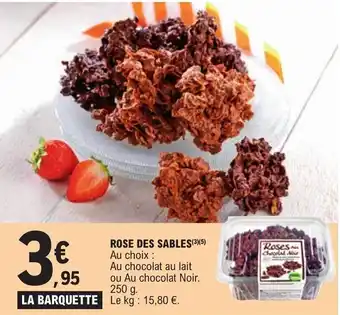 E.Leclerc ROSE DES SABLES(3)(5) offre