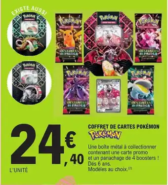 E.Leclerc COFFRET DE CARTES POKÉMON offre