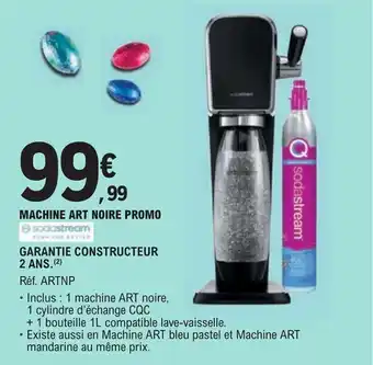 E.Leclerc MACHINE ART NOIRE PROMO offre