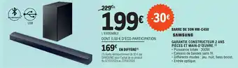 E.Leclerc BARRE DE SON HW-C450 offre