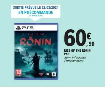 E.Leclerc RISE OF THE RŌNIN PS5 offre