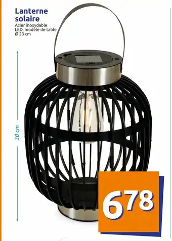 Action Lanterne solaire offre