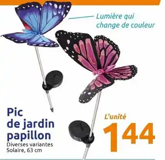 Action Pic de jardin papillon offre