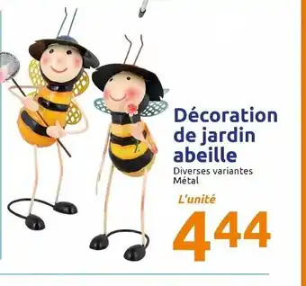 Action Décoration de jardin abeille offre