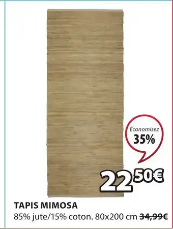 Tapis mimosa