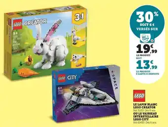 Hyper U Lego - le lapin blanc creator offre
