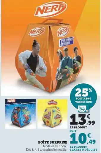 Hyper U Boite surprise offre