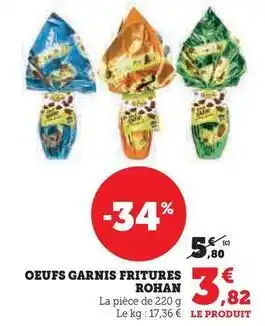 Super U Rohan - oeufs garnis fritures offre