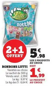 Super U Lutti - bonbons offre
