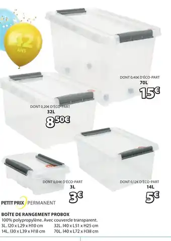 JYSK Boîte de rangement probox offre