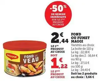 U Express Maggi - fond ou fumet offre