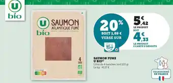 U Express U - saumon fume bio offre