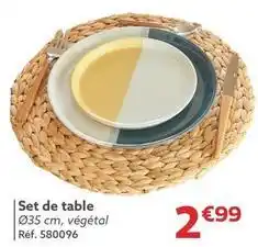 Gifi Set de table offre