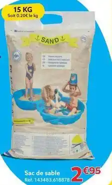 Gifi Sac de sable offre