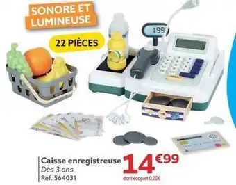 Gifi Caisse enregistreuse offre