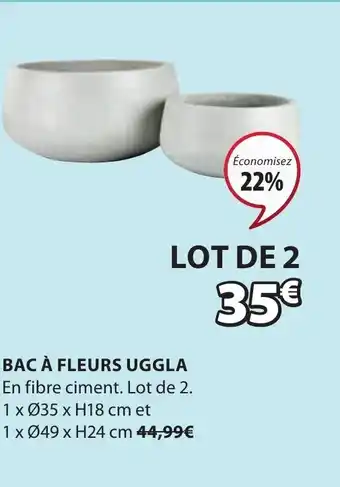 JYSK Bac à fleurs uggla offre