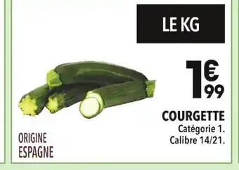Supeco COURGETTE offre