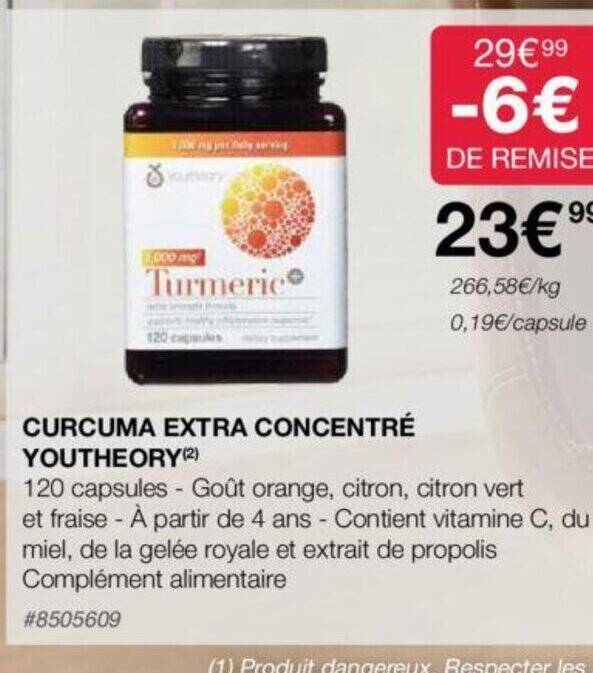 Promo CURCUMA EXTRA CONCENTRÉ chez Costco