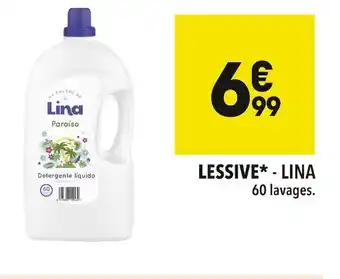 Supeco LINA LESSIVE offre