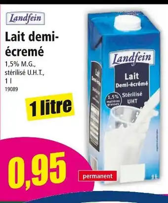 Norma Landfein Lait demi- écremé offre