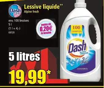 Norma Dash Lessive liquide** Alpine fresh offre