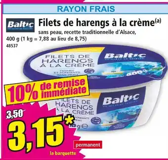 Norma Baltic Filets de harengs à la crème offre