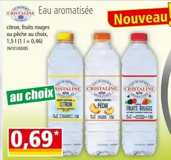 Norma CRISTALINE Eau aromatisée offre