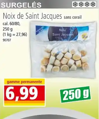 Norma Noix de Saint Jacques sans corail offre
