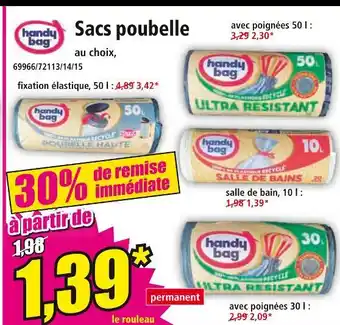 Norma Handy Bag Sacs poubelle offre