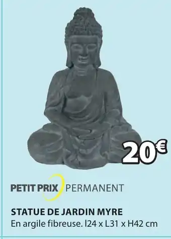 Statue de jardin myre