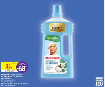 Intermarché Contact NETTOYANT MULTI-USAGES BICARBONATE EUCALYPTUS MR PROPRE(b) offre