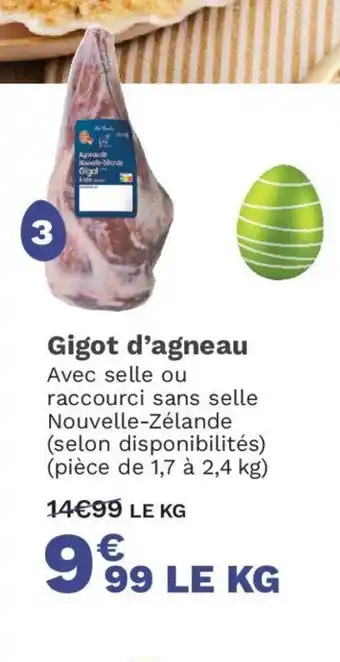 Picard Gigot d'agneau offre