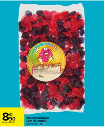 Carrefour Mûres/Framboises offre